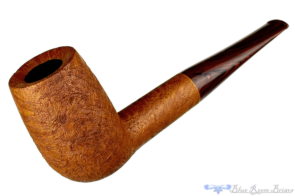 Blue Room Briars is proud to present this Thomas James Pipe Extra Large Tan Blast Billiard with Cumberland