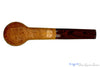 Blue Room Briars is proud to present this Thomas James Pipe Extra Large Tan Blast Billiard with Cumberland