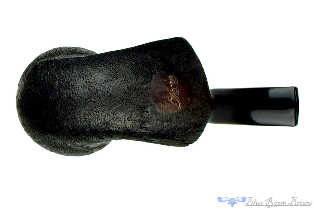 Blue Room Briars is proud to present this Benjamin Westerheide Pipe 1/2 Bent Reverse Calabash with Teardrop Shank