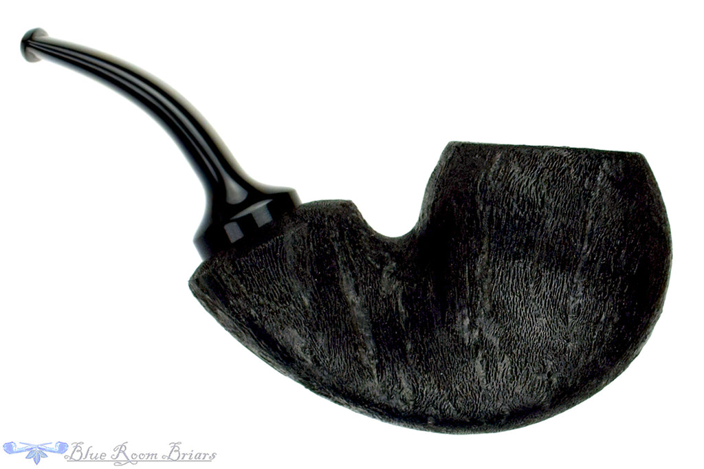 Blue Room Briars is proud to present this Benjamin Westerheide Pipe 1/2 Bent Reverse Calabash with Teardrop Shank