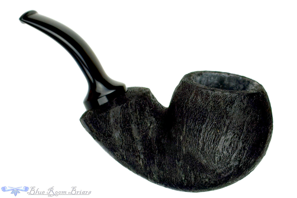 Blue Room Briars is proud to present this Benjamin Westerheide Pipe 1/2 Bent Reverse Calabash with Teardrop Shank