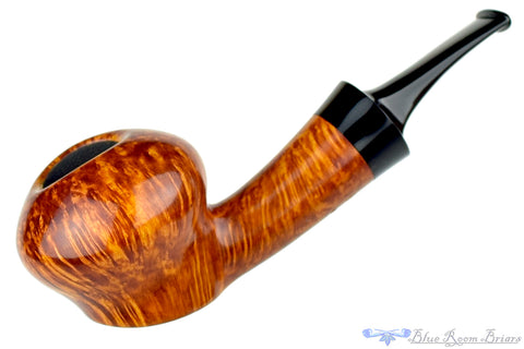 Nate King Pipe 518 Ring Blast Standing Pear with Bamboo and Plateau