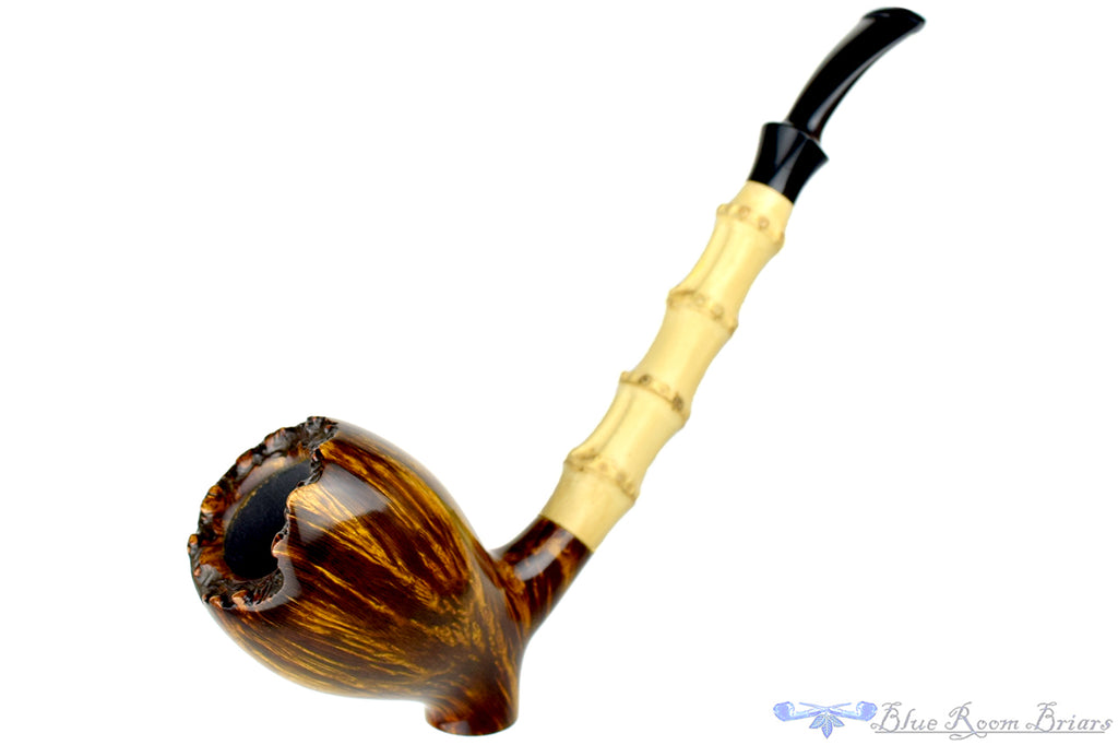 Blue Room Briars is proud to present this Joe Hinkle Pipe Standing Fig with Bamboo and Plateau