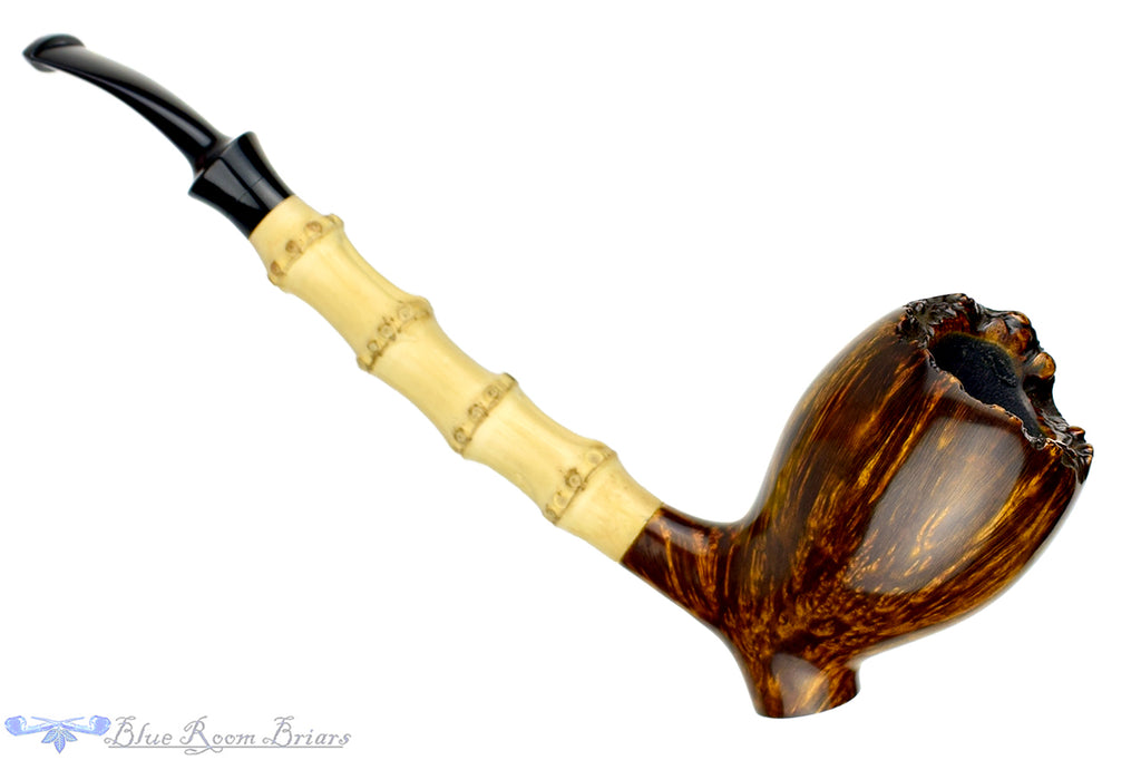 Blue Room Briars is proud to present this Joe Hinkle Pipe Standing Fig with Bamboo and Plateau