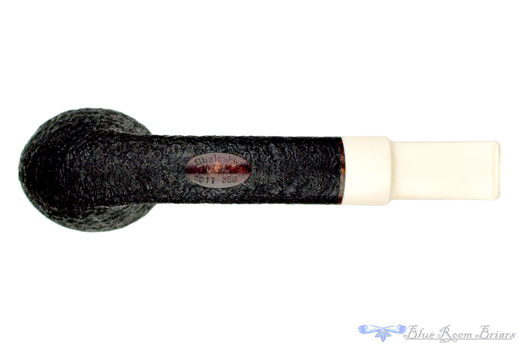Blue Room Briars is proud to present this Bill Shalosky Pipe 358 Black Blast Dublin with Plateau