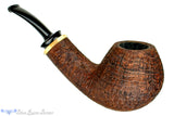 Blue Room Briars is proud to present this Bill Shalosky Pipe 361 1/2 Bent Ring Blast Apple with Horn