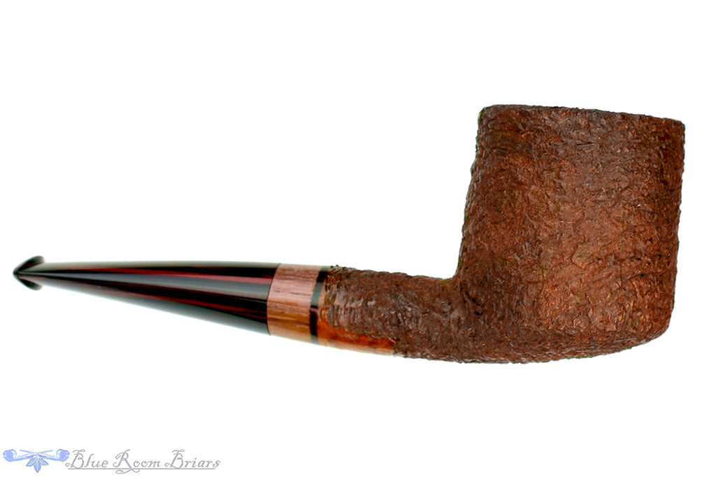 Blue Room Briars is proud to present this Marek Kando Pipe Rusticated Pot Nosewarmer with Exotic Wood