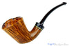 Blue Room Briars is proud to present this Marek Kando Pipe 1/4 Bent Dublin with Buffalo Horn