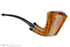 Blue Room Briars is proud to present this Marek Kando Pipe 1/4 Bent Dublin with Buffalo Horn