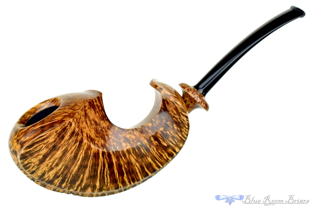 Blue Room Briars is proud to present this Jesse Jones Pipe Freehand Whiptail with Palm Wood and Military Mount