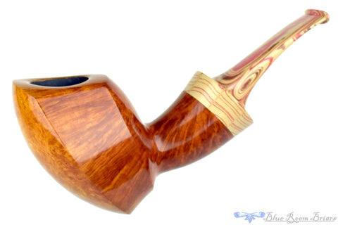 Nate King Pipe 773 Bent Racing Dublin with Bamboo and Plateau