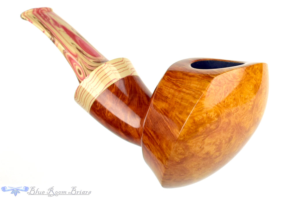 Blue Room Briars is proud to present this Nate King Pipe 380 Smooth Elephant's Foot with Ebonite