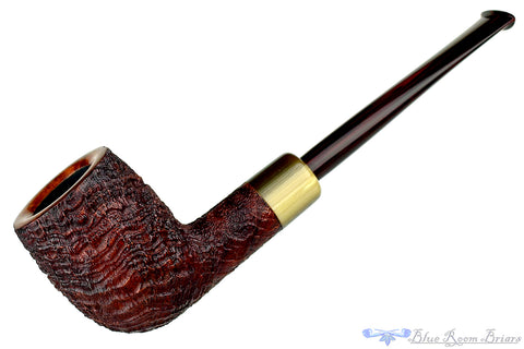 Jesse Jones Pipe Large Black Blast Pot with Bloodwood Ring and Brindle