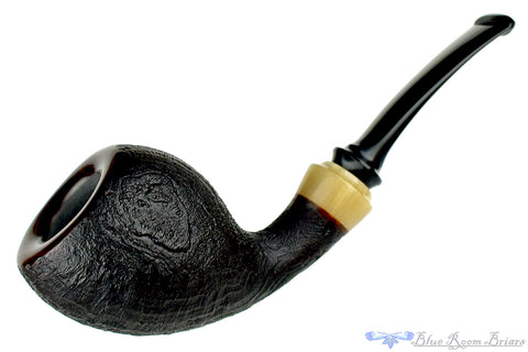 Steve Morrisette Pipe Bamboo Shank Almond with Brindle