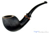 Blue Room Briars is proud to present this Steve Morrisette Pipe Black Labrador Finish Egg with Tulip Wood