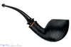 Blue Room Briars is proud to present this Steve Morrisette Pipe Black Labrador Finish Egg with Tulip Wood