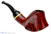 Blue Room Briars is proud to present this David S. Huber Pipe 1/2 Bent Volcano with Box Elder Ring