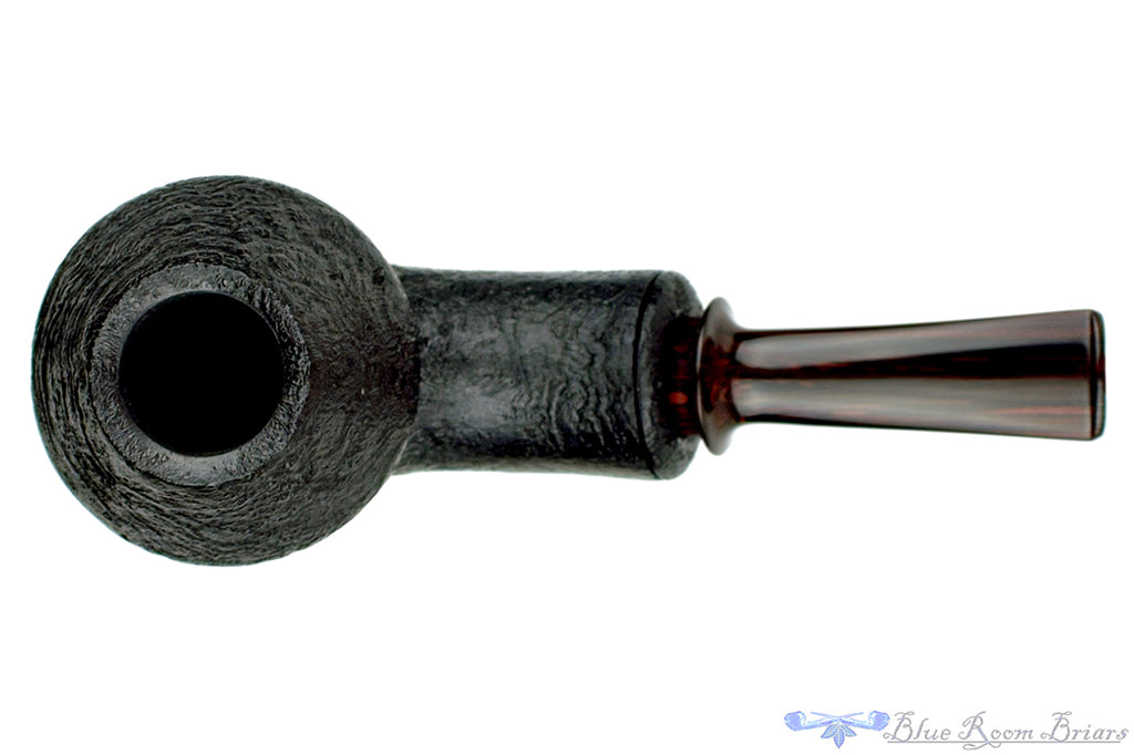Blue Room Briars is proud to present this Thomas James Pipe Bent Black Blast Tall Rhodesian with Cumberland