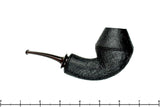 Blue Room Briars is proud to present this Thomas James Pipe Bent Black Blast Tall Rhodesian with Cumberland