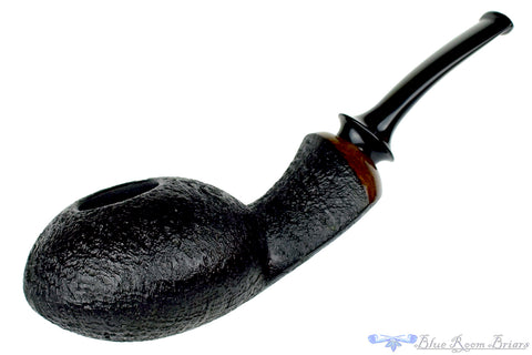 Thomas James Pipe Half Saddle Dublin with French Boxwood and Briar Stand