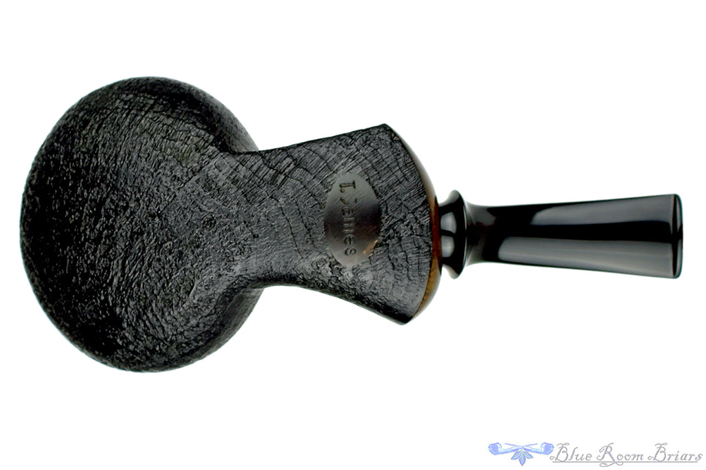 Blue Room Briars is proud to present this Thomas James Pipe Black Blast Squat Tomato with Teardrop Shank