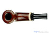 Blue Room Briars is proud to present this Thomas James Pipe Fat Smooth Dublin with Moose Antler