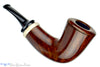 Blue Room Briars is proud to present this Thomas James Pipe Fat Smooth Dublin with Moose Antler