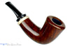 Blue Room Briars is proud to present this Thomas James Pipe Fat Smooth Dublin with Moose Antler