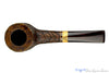 Blue Room Briars is proud to present this Jerry Crawford Pipe Ring Blast Hawkbill Billiard with Spalted Tamarind and Cumberland