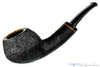 Blue Room Briars is proud to present this Jerry Crawford Pipe 1/4 Bent Black Blast Teapot with Oval Shank