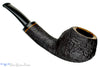 Blue Room Briars is proud to present this Jerry Crawford Pipe 1/4 Bent Black Blast Teapot with Oval Shank