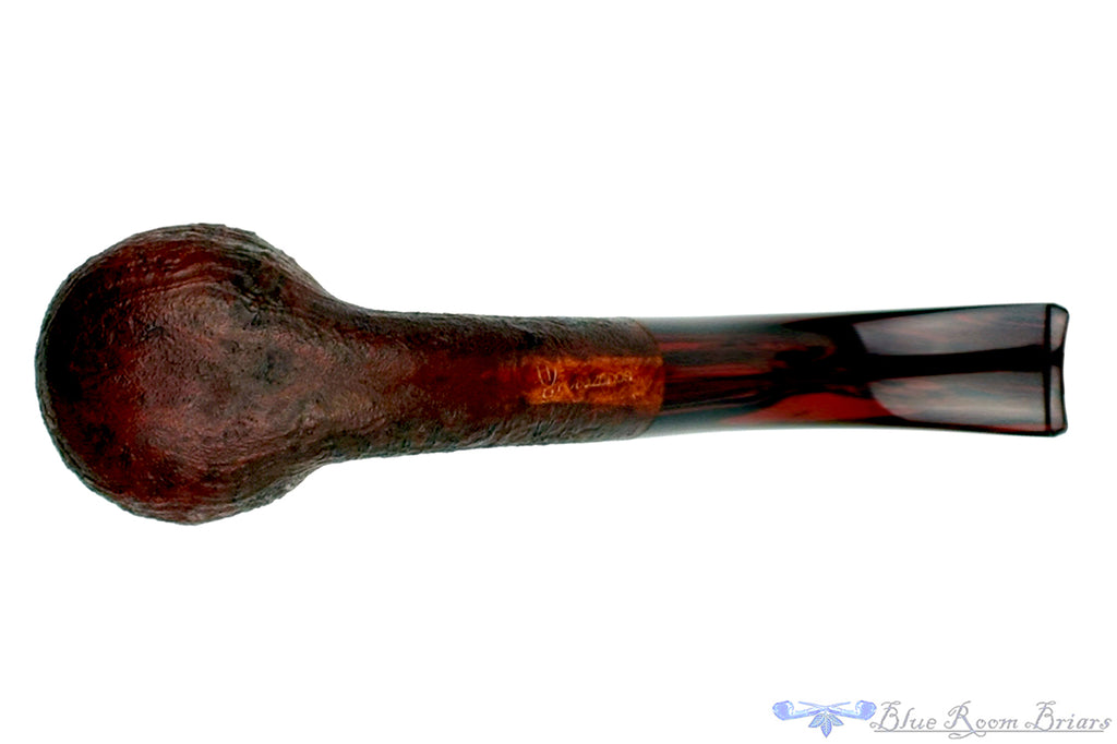 Blue Room Briars is proud to present this Michail Kyriazanos Pipe 1/2 Bent Ring Blast Billiard with Cumberland