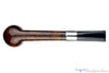 Blue Room Briars is proud to present this Michail Kyriazanos Pipe Canadian with Silver Band