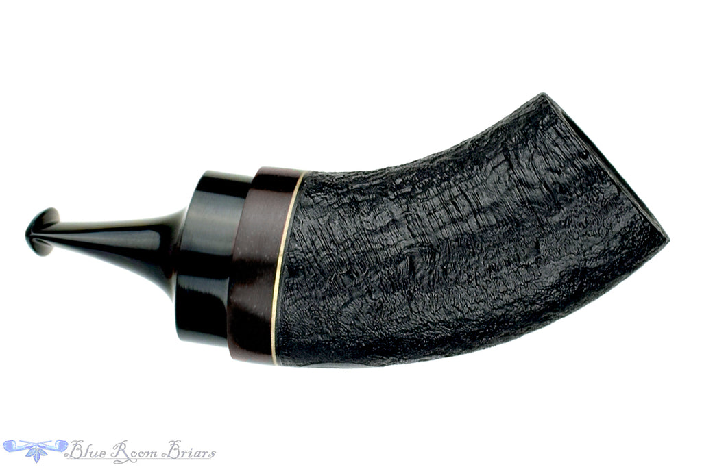 Dirk Heinemann Pipe Black Blast Tuban with Ebony