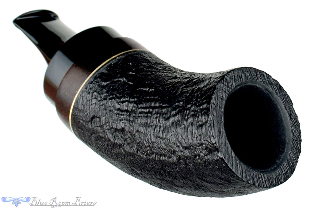 Dirk Heinemann Pipe Black Blast Tuban with Ebony