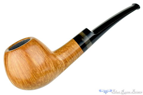 Charl Goussard Pipe Black Blast Apple with Warthog Tusk