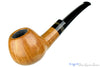Blue Room Briars is proud to present this Charl Goussard Pipe Half Saddle Apple with Kudu Horn