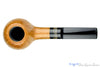 Blue Room Briars is proud to present this Charl Goussard Pipe Half Saddle Apple with Kudu Horn