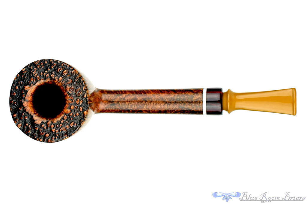 Blue Room Briars is proud to present this Tom Richard Pipe Long Shanked Dublin with Plateau