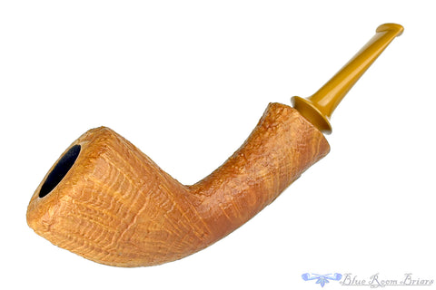 Tom Richard Pipe Smooth Danish Egg with Boxwood and Brindle Ebonite Insert