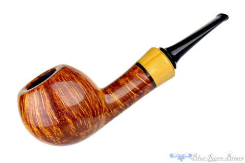 Tom Richard Pipe Tan Blast Apple with Rosewood and Purple Brindle