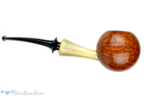 Blue Room Briars is proud to present this Jonas Rosengren Pipe Smooth Globe with Horn Shank