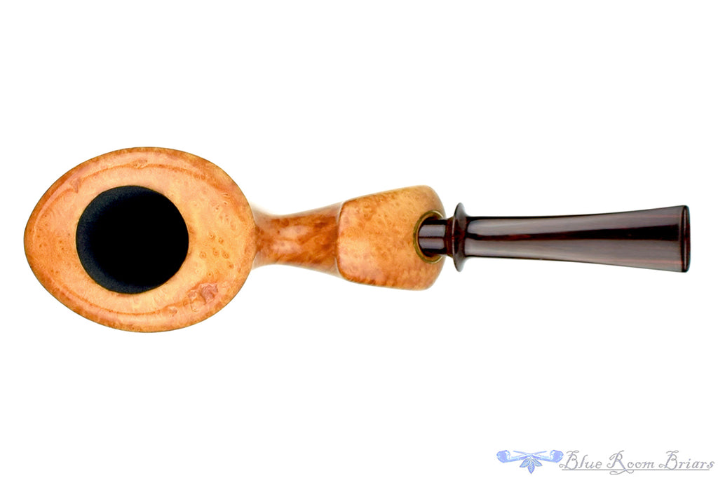 Blue Room Briars is proud to present this Nate King Pipe 444 Fleur de Lis with Military Mount and Extra Stem