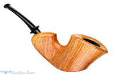 Blue Room Briars is proud to present this Nate King Pipe 444 Fleur de Lis with Military Mount and Extra Stem