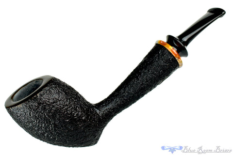 Steve Morrisette Pipe Bamboo Shank Almond with Brindle