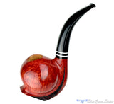 Blue Room Briars is proud to present this Dragomir Aleksic Pipe Full Bent Freehand with Acrylic Stand