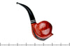 Blue Room Briars is proud to present this Dragomir Aleksic Pipe Full Bent Freehand with Acrylic Stand