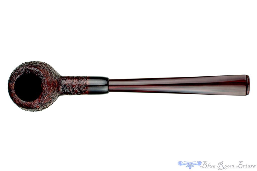 Blue Room Briars is proud to present this Joe Hinkle Pipe Sandblast Prince with Buffalo Horn Ferrule and Brindle