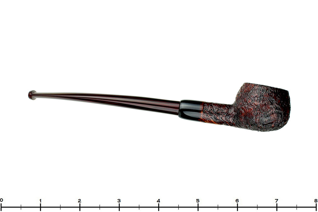 Blue Room Briars is proud to present this Joe Hinkle Pipe Sandblast Prince with Buffalo Horn Ferrule and Brindle