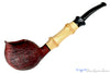 Blue Room Briars is proud to present this Thomas James Pipe Sandblast Ace of Spades with Bamboo